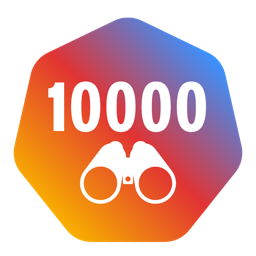 10000 views badge