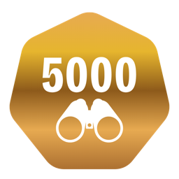 5000 views badge